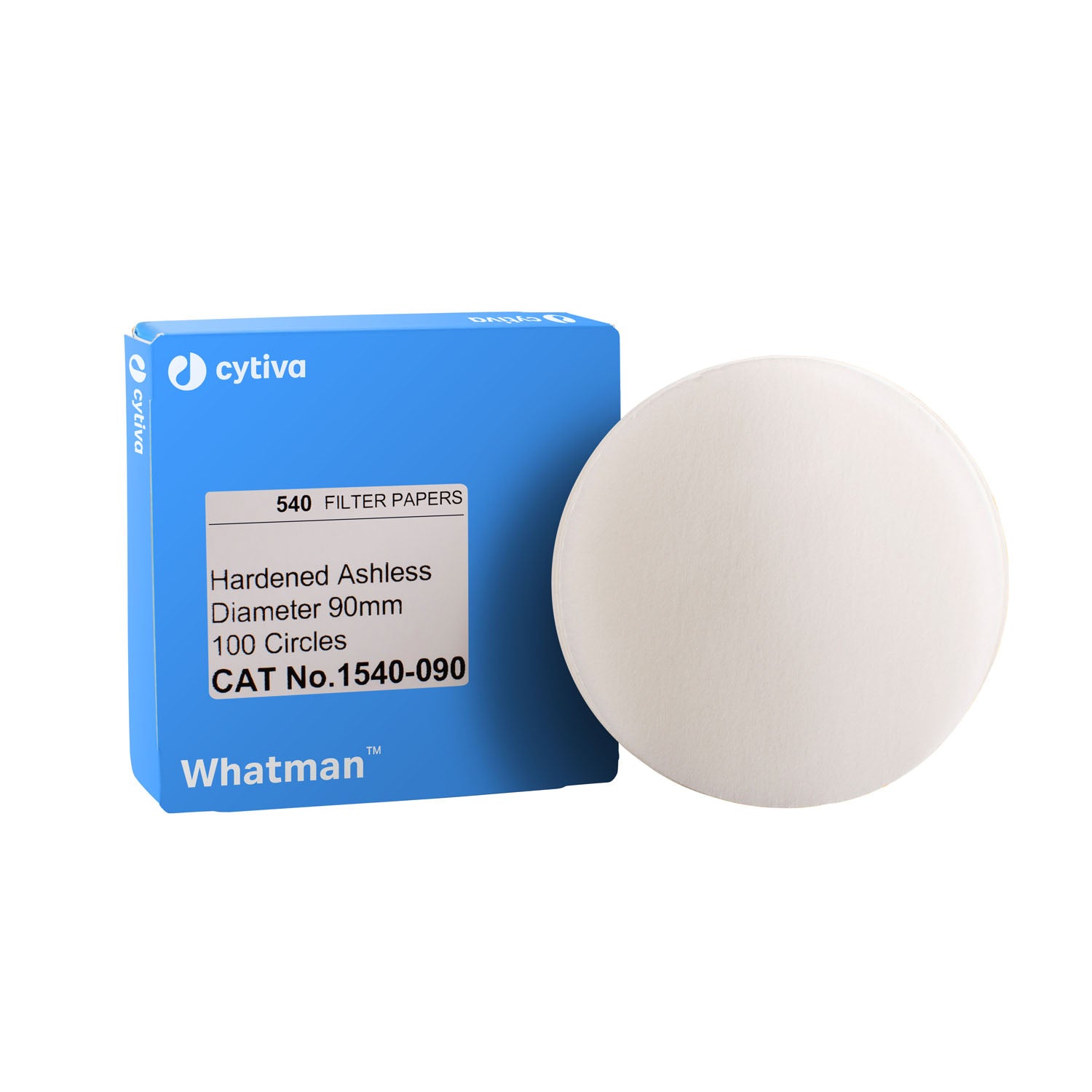 Filter Circles, 125mm Dia, Hardened Ashless Grade 540, 100/pk