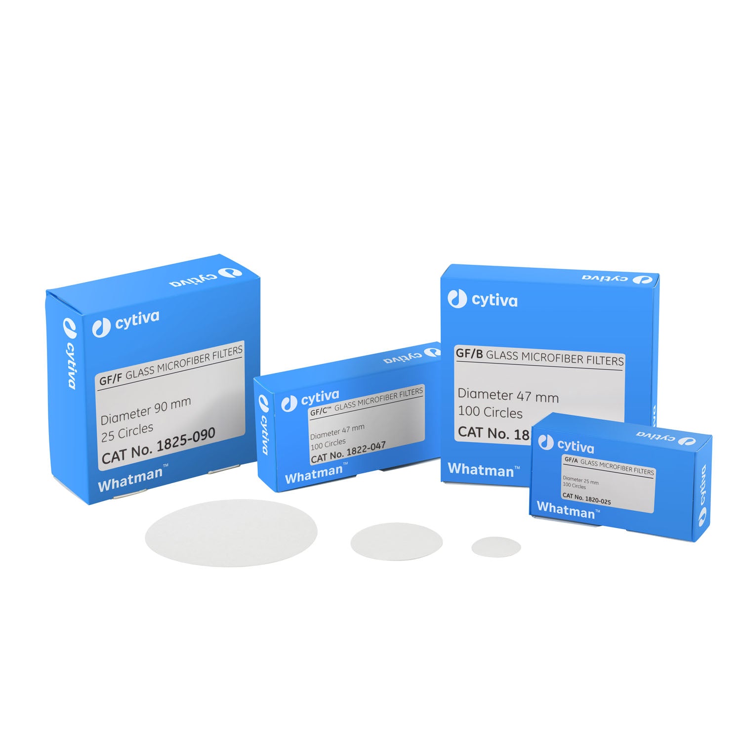 Filter Circles, 42.5mm Dia, Binder Free Grade GF/F, 100/pk