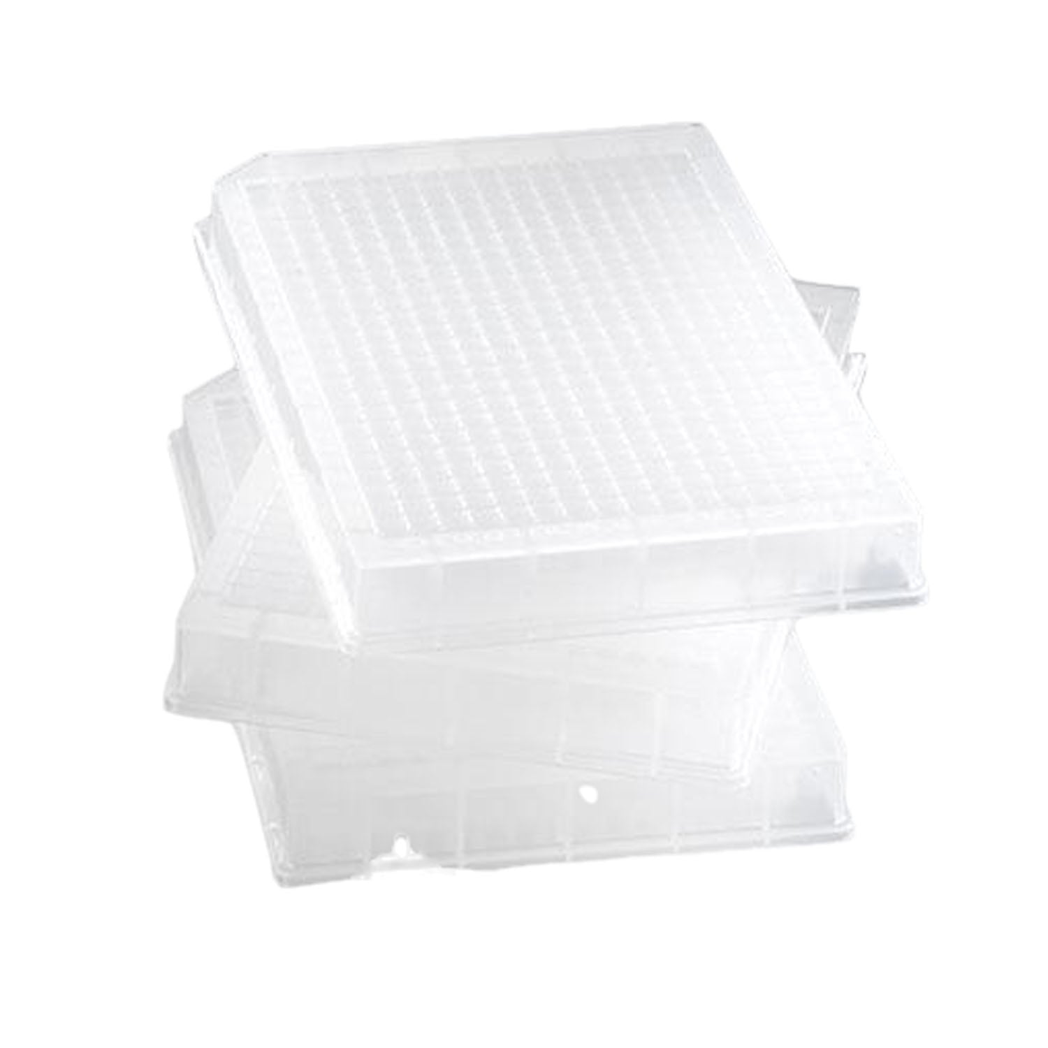 AcroPrep 384-Well Filter Plates, 100 L - 1.0 m Glass Fiber, Long Tips, Natural, 100/pk