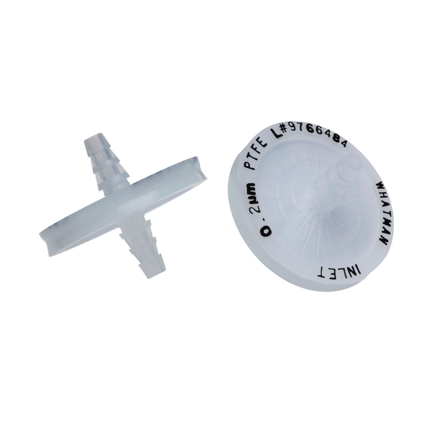 Inline Filter, Whatman Polydisc TF, 1.0m Pore Size, PTFE with PP Prefilter, 10/pk
