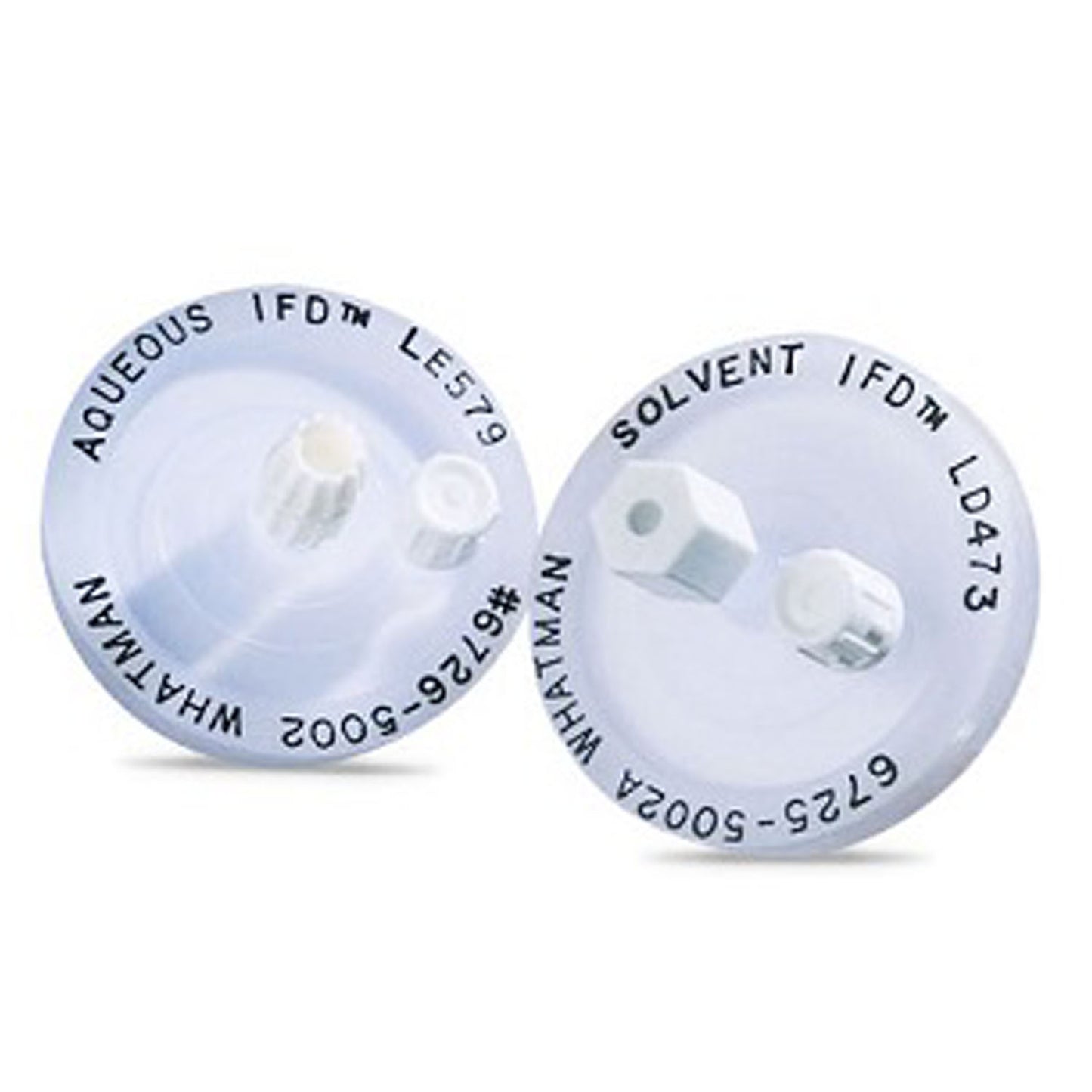 Inline Filter, Whatman Solvent IFD, 50mm Dia, 0.2m Pore Size, Polypropylene, Non O-Ring Style, Accepts 1/8" Tubing Only, 10/pk