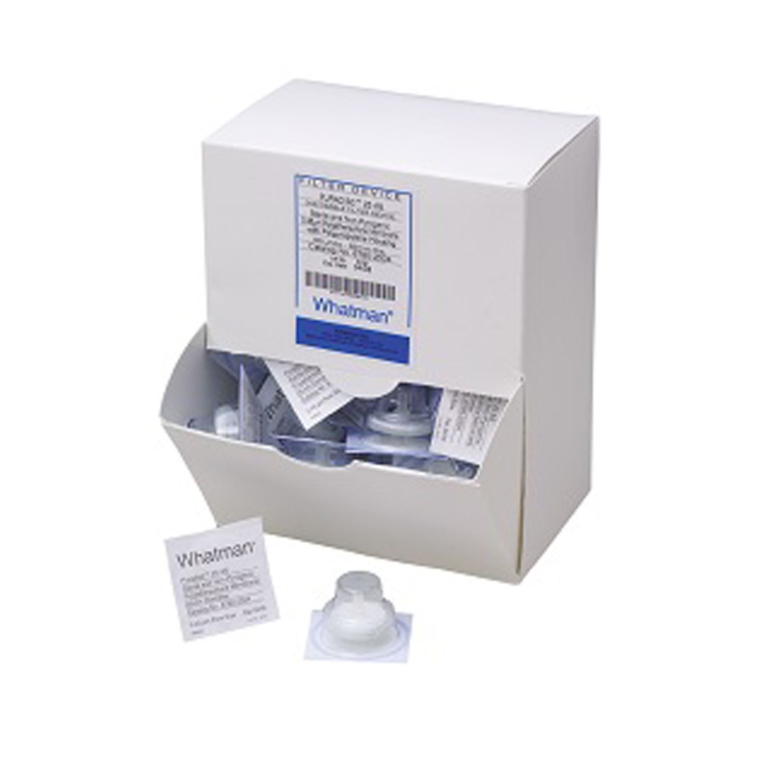 Syringe Filter, 13mm Dia, Whatman Puradisc, Non-Sterile, 0.2m Pore Size without Tube Tip, Polyvinylidene Difluoride (PVDF), 100/pk