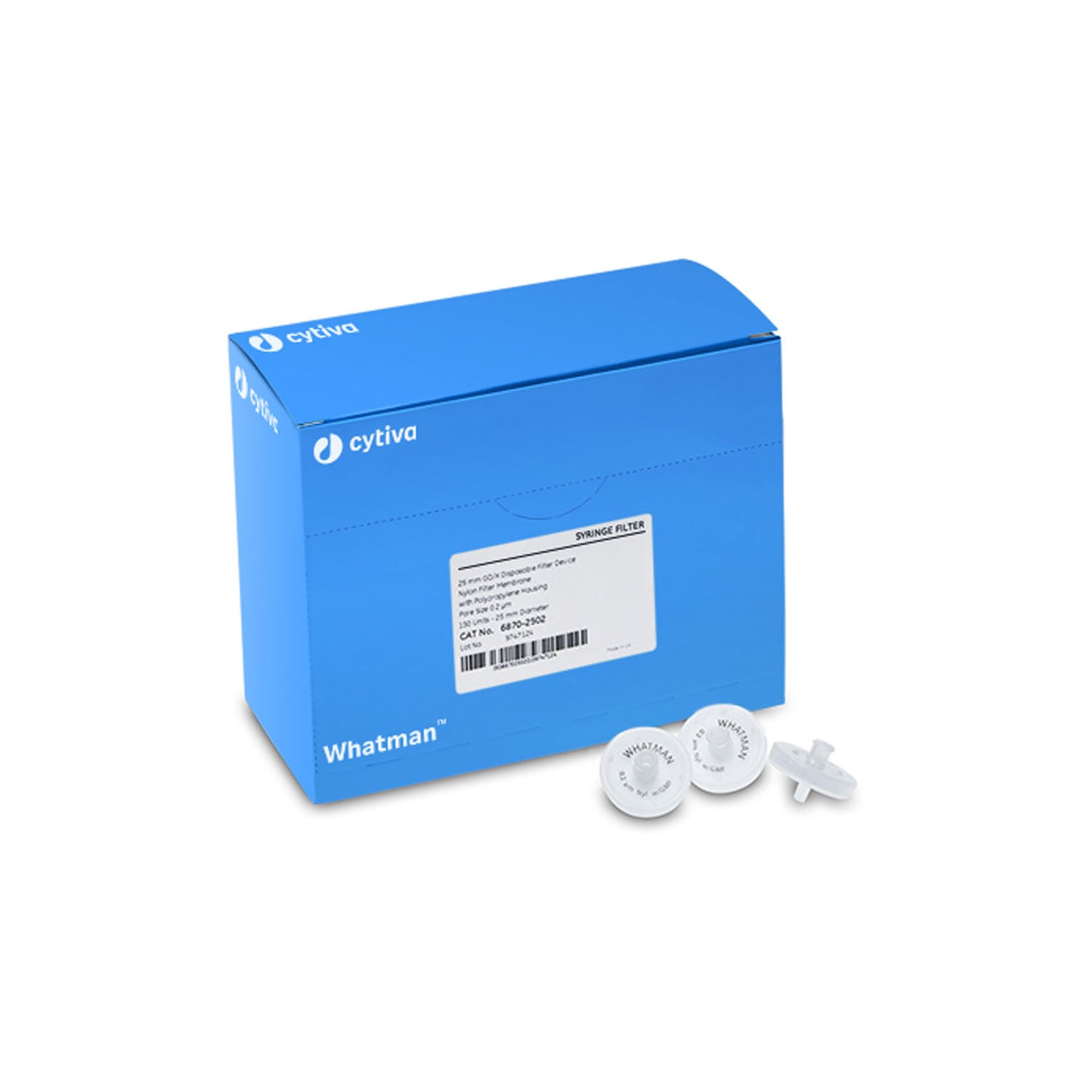 Syringe Filter, Whatman GD/X 13mm, Non-Sterile, 0.2m Pore Size, Polytetrafluoroethylene (PTFE), 150/pk