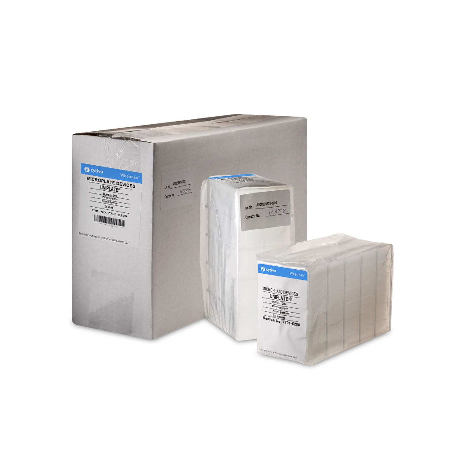 UNIPLATE 24 Well Microplate, 10,000l, Natural Polypropylene, Round Bottom, 25/pk