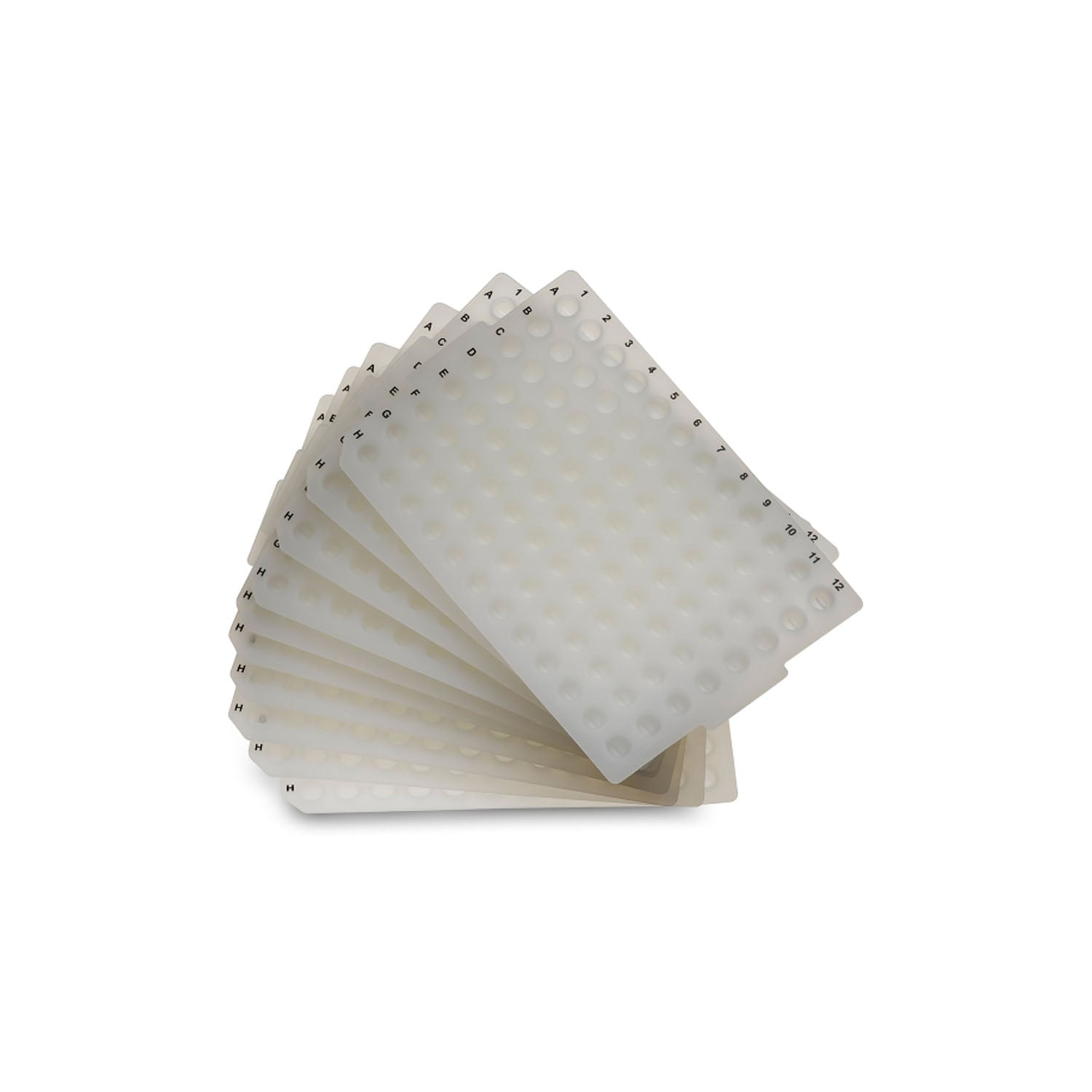 Flexible Capmat, Silicone, 96 Well, Round Format Silicone, 200l/ 750l/ 800l Micropalte Compatibility, 50/pk (Temporarily Unavailable for Sale due to Sales Stop)