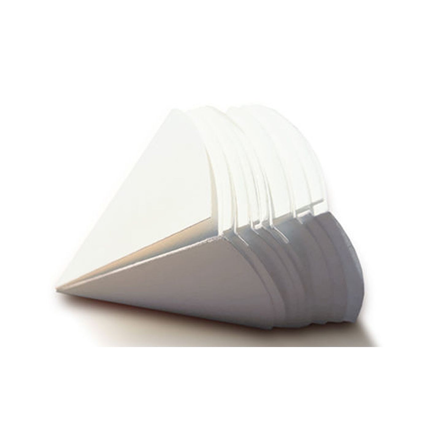 Cellulose Filter Paper, 125mm, GR 1, Folded, Pyramid, 1000/pk