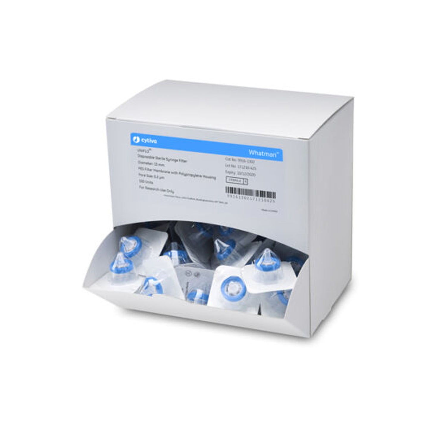 Syringe Filter, 25mm, 0.45um, Nylon, 100/pk