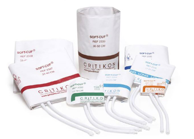 Cuff, Large Adult, Inflation System, Rose/ White, 31-40cm, 5/bx (Continental US Only)