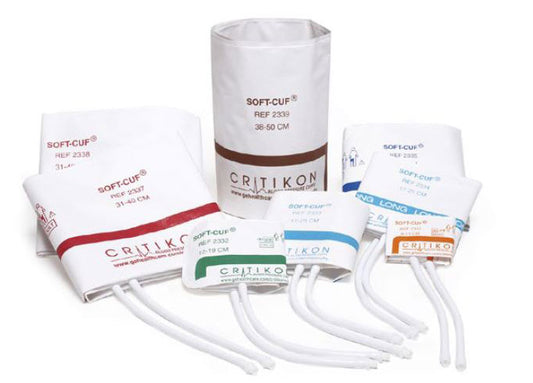 Cuff, Adult, Inflation System, Navy/ White, 23-33cm, 5/bx (Continental US Only)