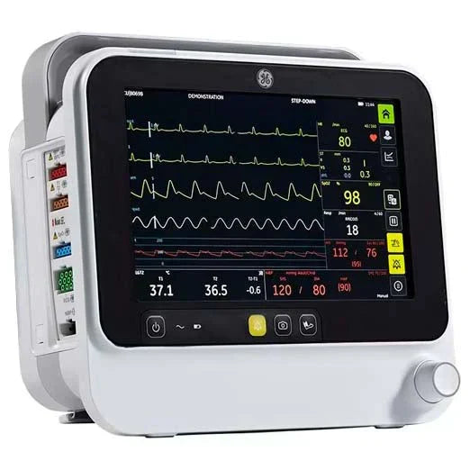 B105 V3 Patient Monitor with Nellcor OxiMaxT SPO2, Printer, Temp, 3 & 5 Lead ECG, IBP, Extension Rack & Battery (IBP Accessories Sold Separately) (Continental US Only) (DROP SHIP ONLY)