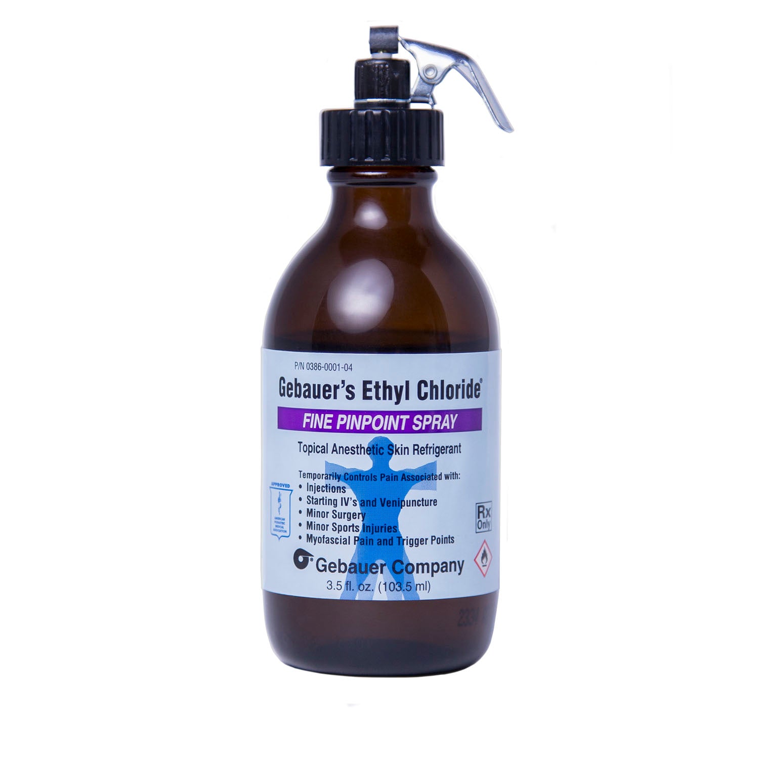 Fine Pinpoint Stream Spray, 3.9 fl oz (115ml), Plastisol Coated Amber Glass Bottle (Rx), 12/dz (Item is considered HAZMAT and cannot ship via Air or to AK, GU, HI, MP, PR, VI - See Vendor Information Page for more details) 