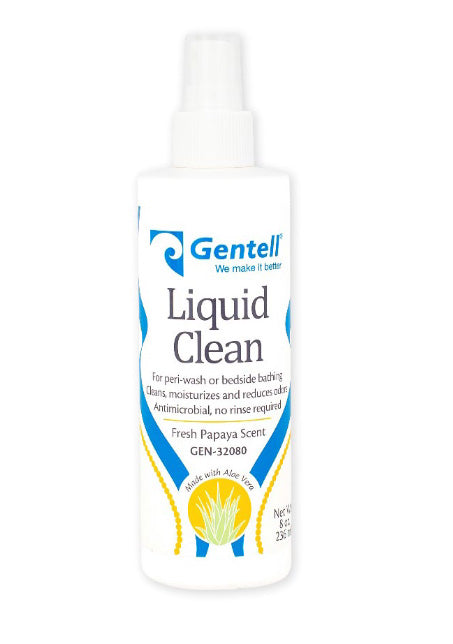 Liquid Clean Skin Cleanser, 8oz, Bottle, 24/cs