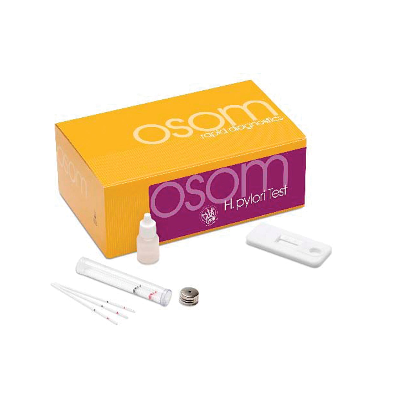 H. Pylori Test, CLIA Waived, 25 test/kt, 1 kt/ea (Item is Non-Returnable & Non-Refundable) (Continental US Only)