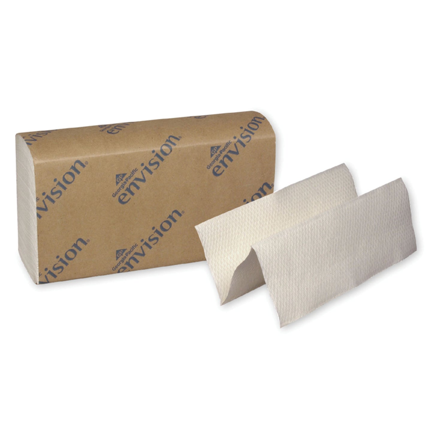 EPA Compliant Multifold Towels, Paper Band, White, 9_" x 9_", 250 ct/pk, 16 pk/cs