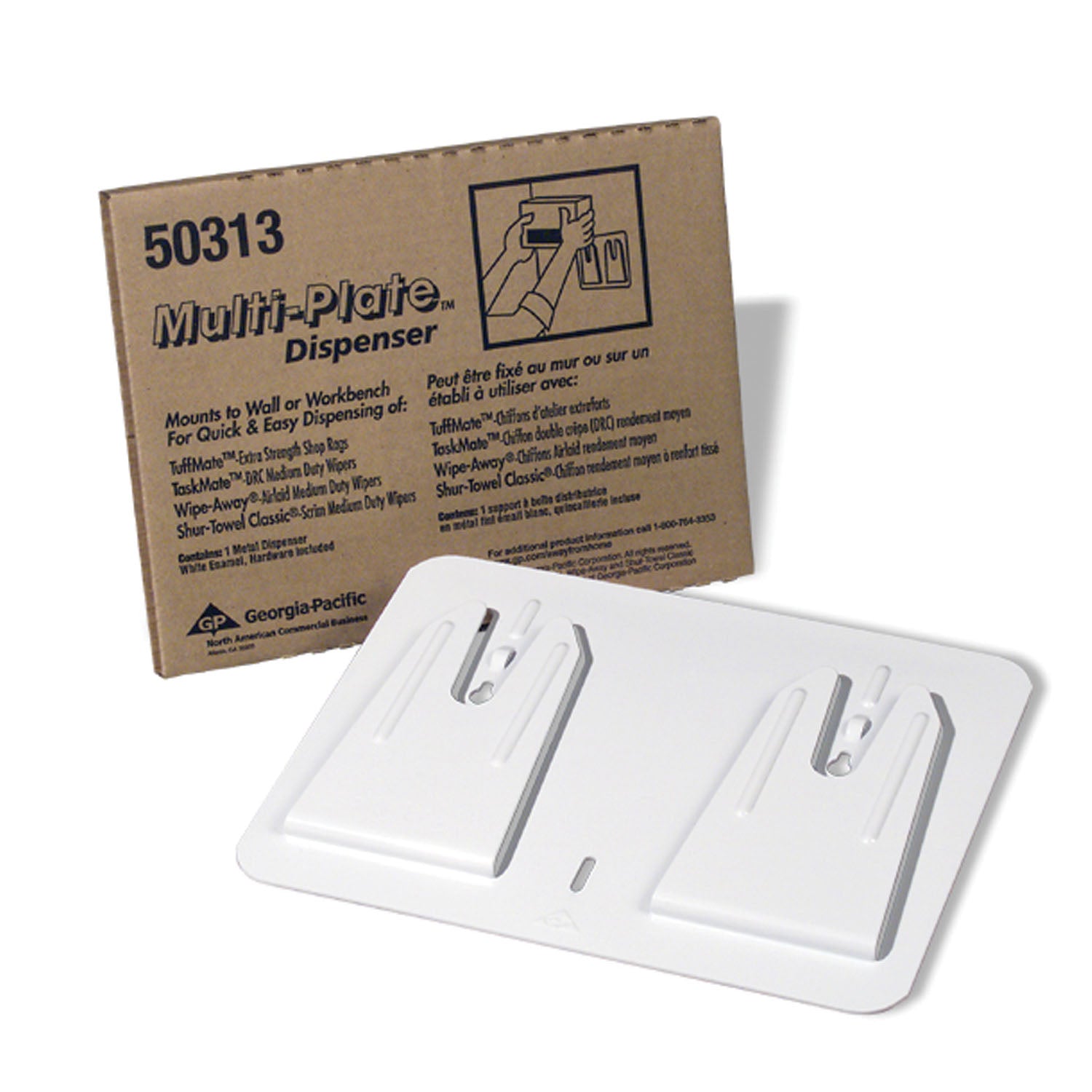 Multiplate Wall Mount Boxed Wiper Dispenser, 1/cs <img align="middle" src="/images/MOQ.png" border="0" title="MOQ">