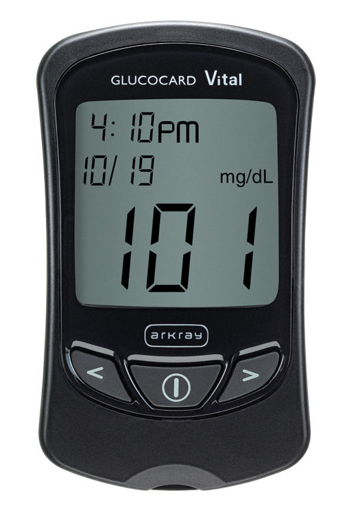 Blood Glucose Black Meter & 10-Test Strips (US Only)