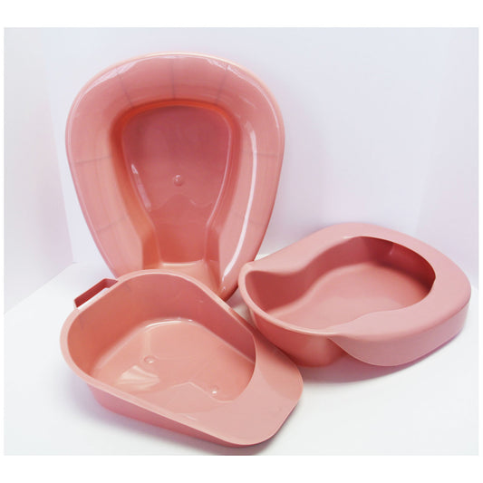 Bedpan, Stackable, Commode, Rose, 50/cs (25 cs/plt)