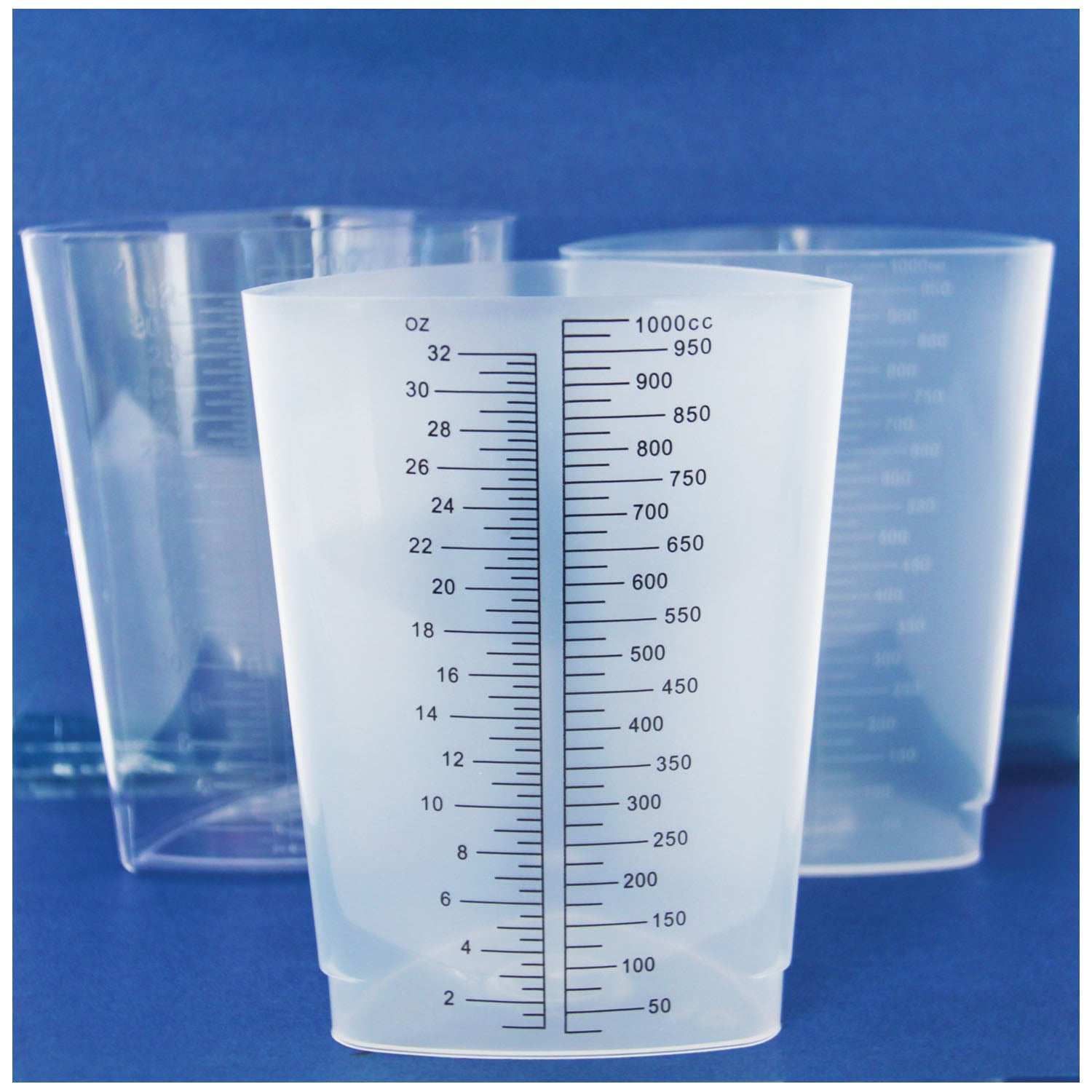 Triangular Graduate, Polypropylene, Graduated, Black Print, Translucent, 10/slv, 20 slv/cs (25 cs/plt)