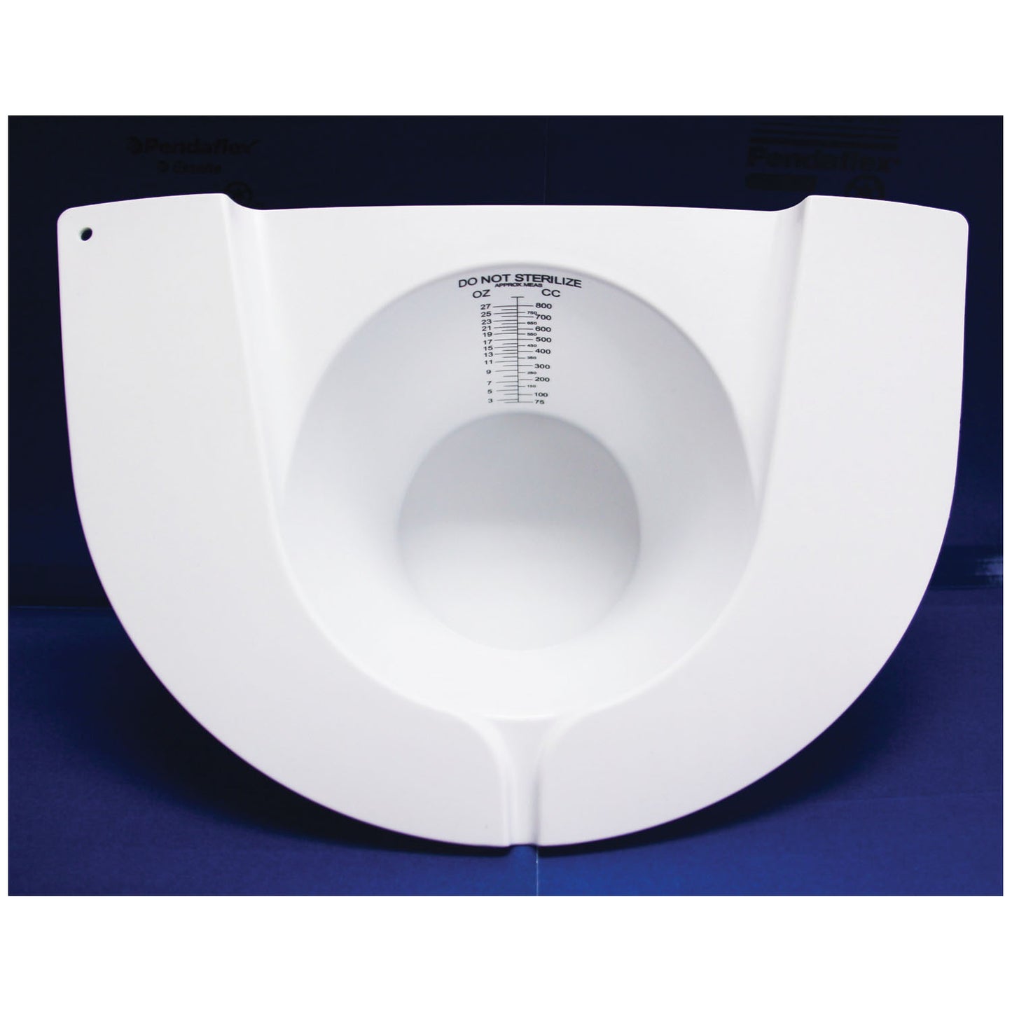 Specimen Pan, Economy, Graduated, 800 ml, White, 100/cs (32 cs/plt)