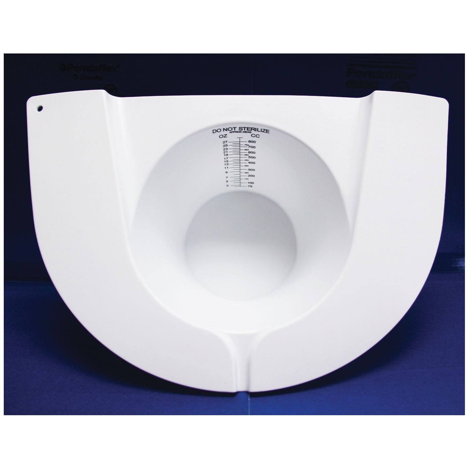 Specimen Pan, Economy, Graduated, 800 ml, White, 100/cs (32 cs/plt)