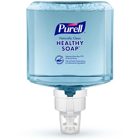 PURELL CRT HEALTHY SOAP Naturally Clean Foam, 1200 ml Refill, For ES8 Dispenser, 2/cs (Item is considered HAZMAT and cannot ship via Air or to AK, GU, HI, MP, PR, VI)