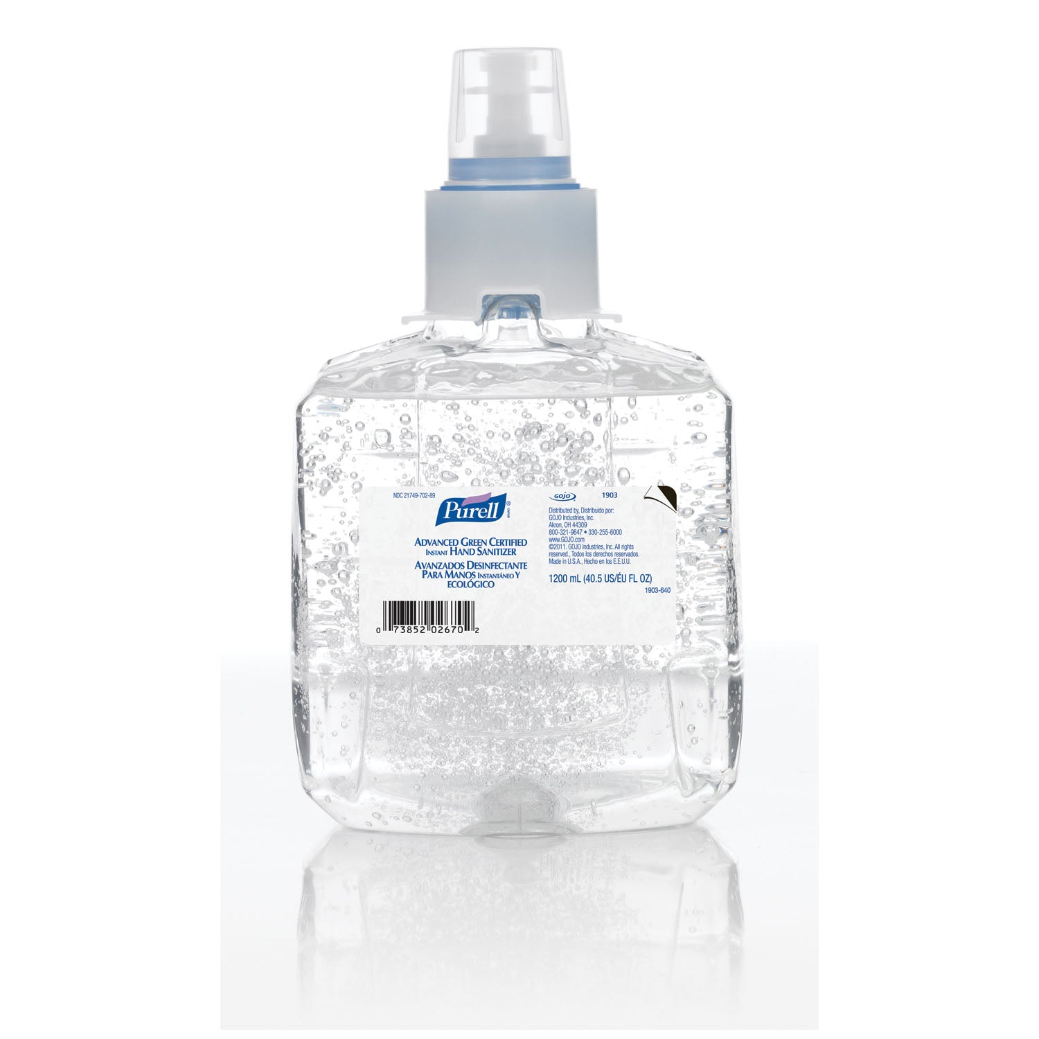 LTX Instant Hand Sanitizer, 1200mL, 2/cs (091207) (Item is considered HAZMAT and cannot ship via Air or to AK, GU, HI, MP, PR, VI)
