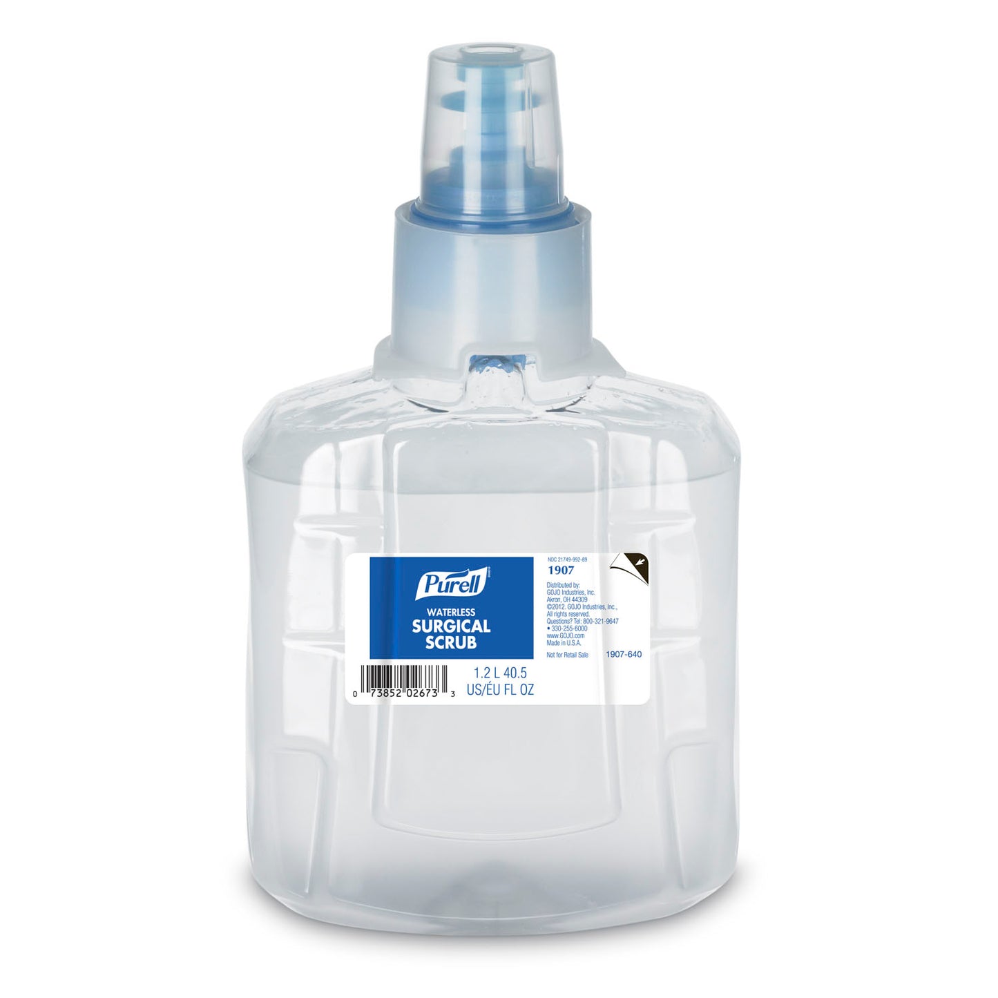 Surgical Scrub, Waterless, LTX 1200mL, Clear, 2/cs