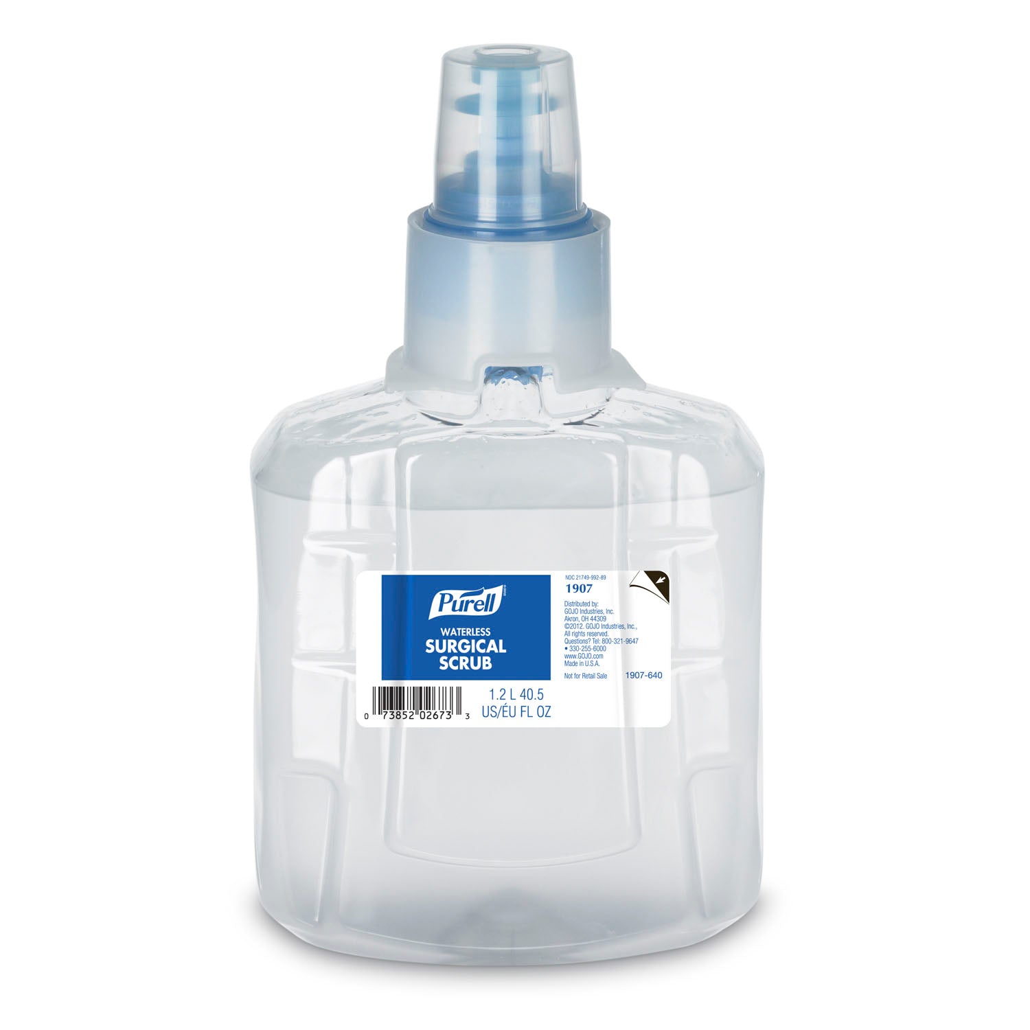 Surgical Scrub, Waterless, LTX 1200mL, Clear, 2/cs