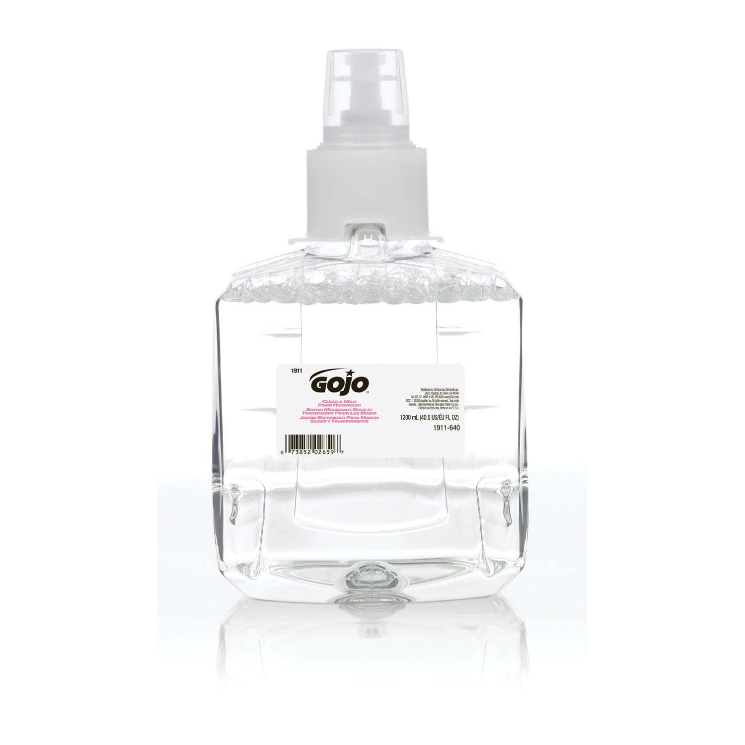 Foam Handwash, Clear & Mild, 2/cs