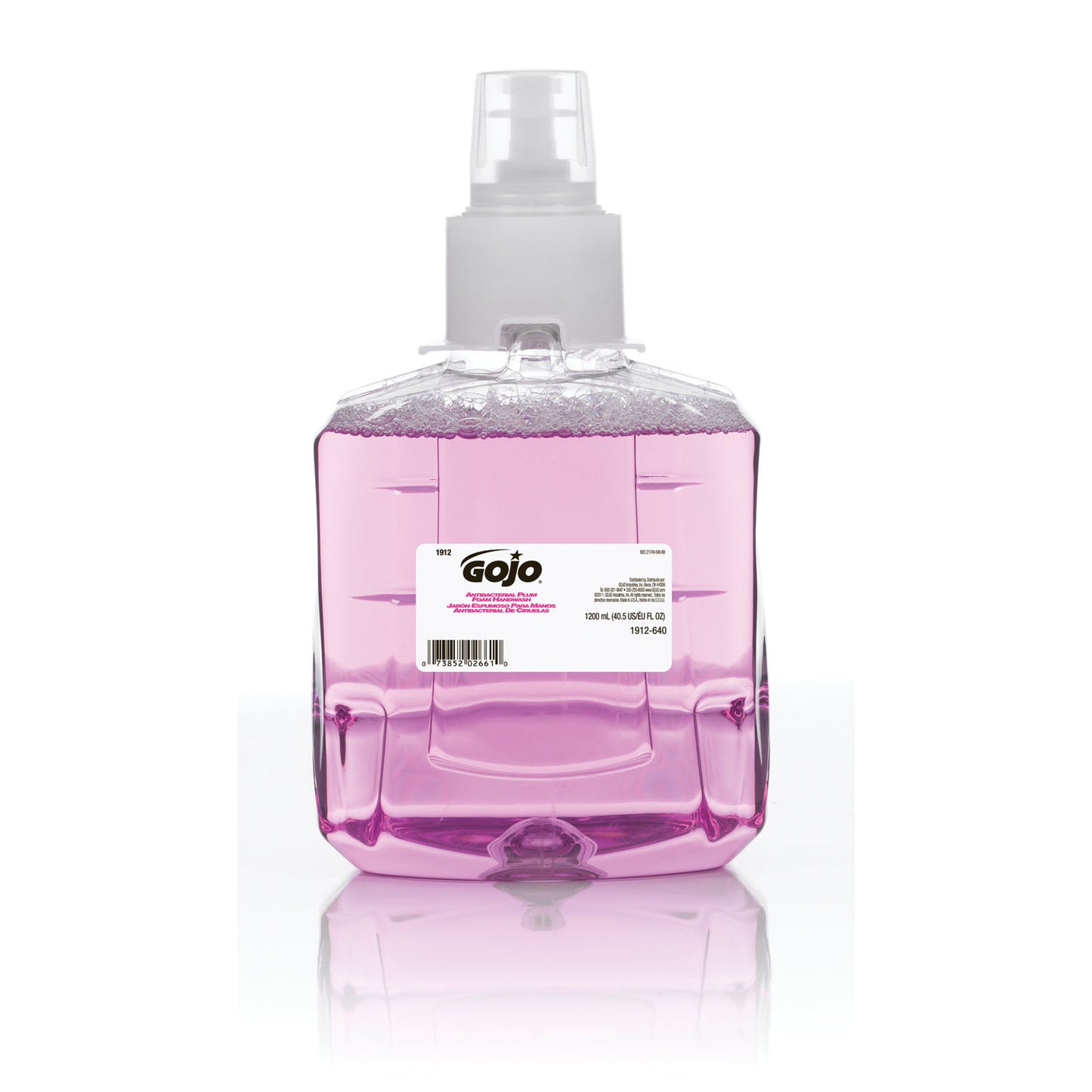 Antibacterial Foam Handwash, 1200 ml, Clear, 2/cs