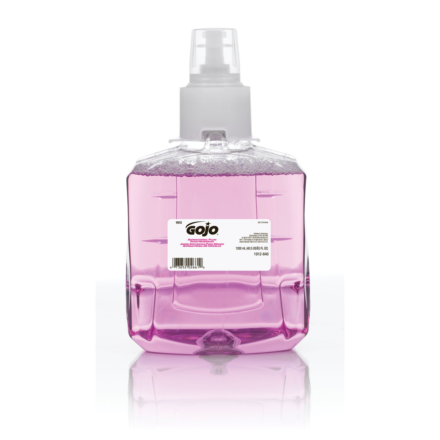 Antibacterial Foam Handwash, 1200 ml, Clear, 2/cs