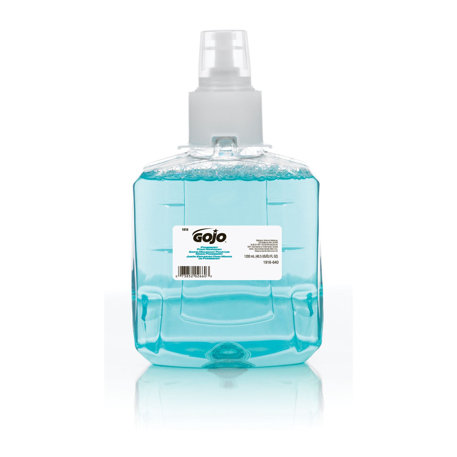 Foam Handwash, 1200 ml, Pomeberry, Botanical, Blue, 2/cs