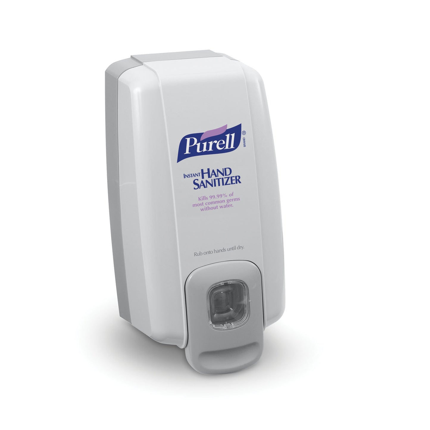 Purell NXT Space Saver Dispenser, Push-Style, for Purell Hand Sanitizer Gel, 1000ml, Grey, 6/cs (80 cs/plt) (To Be DISCONTINUED)