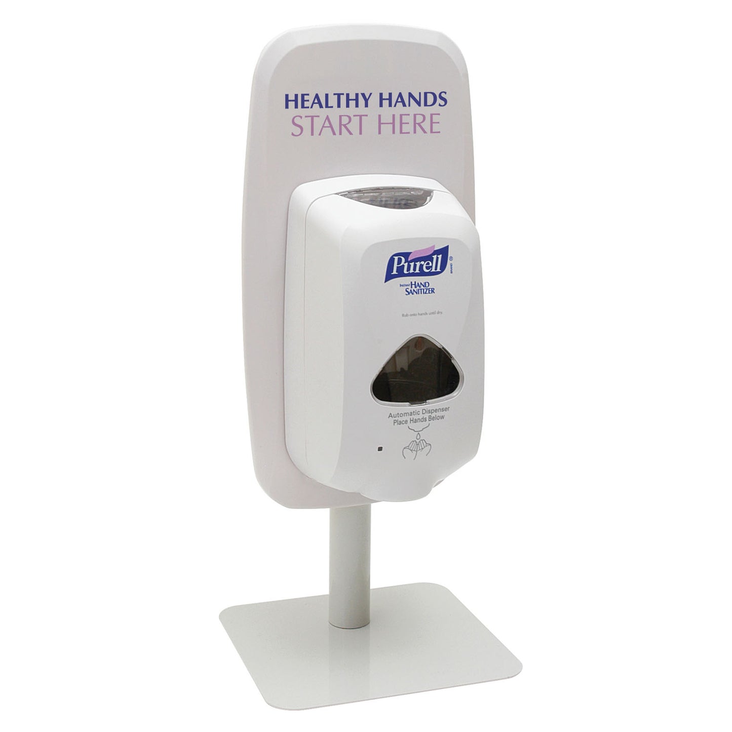 Table Top Stand with "Healthy Hands Start Here" Sign, Purell TFX