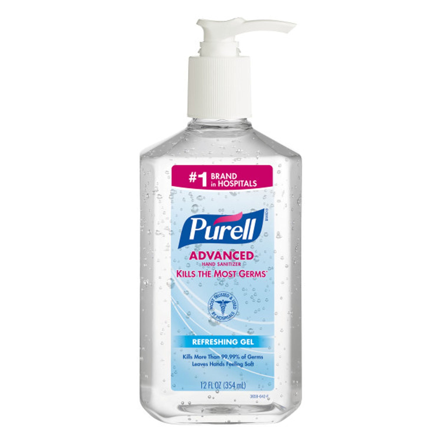 Instant Hand Sanitizer, 12 fl oz Pump Bottle, 12/cs (114 cs/plt) (Item is considered HAZMAT and cannot ship via Air or to AK, GU, HI, MP, PR, VI) (091214)