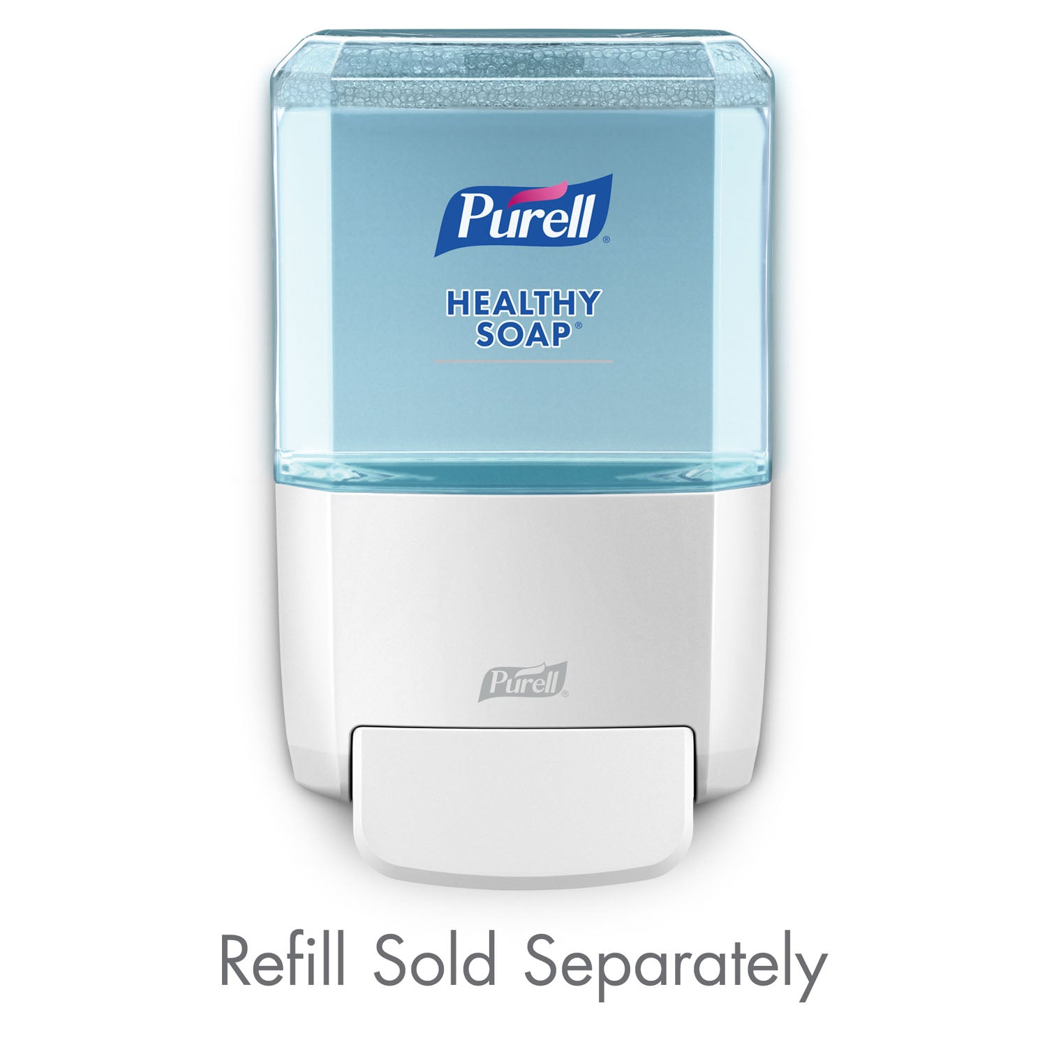 Soap Dispenser, 1200 ml, Push Style, White, 1/cs