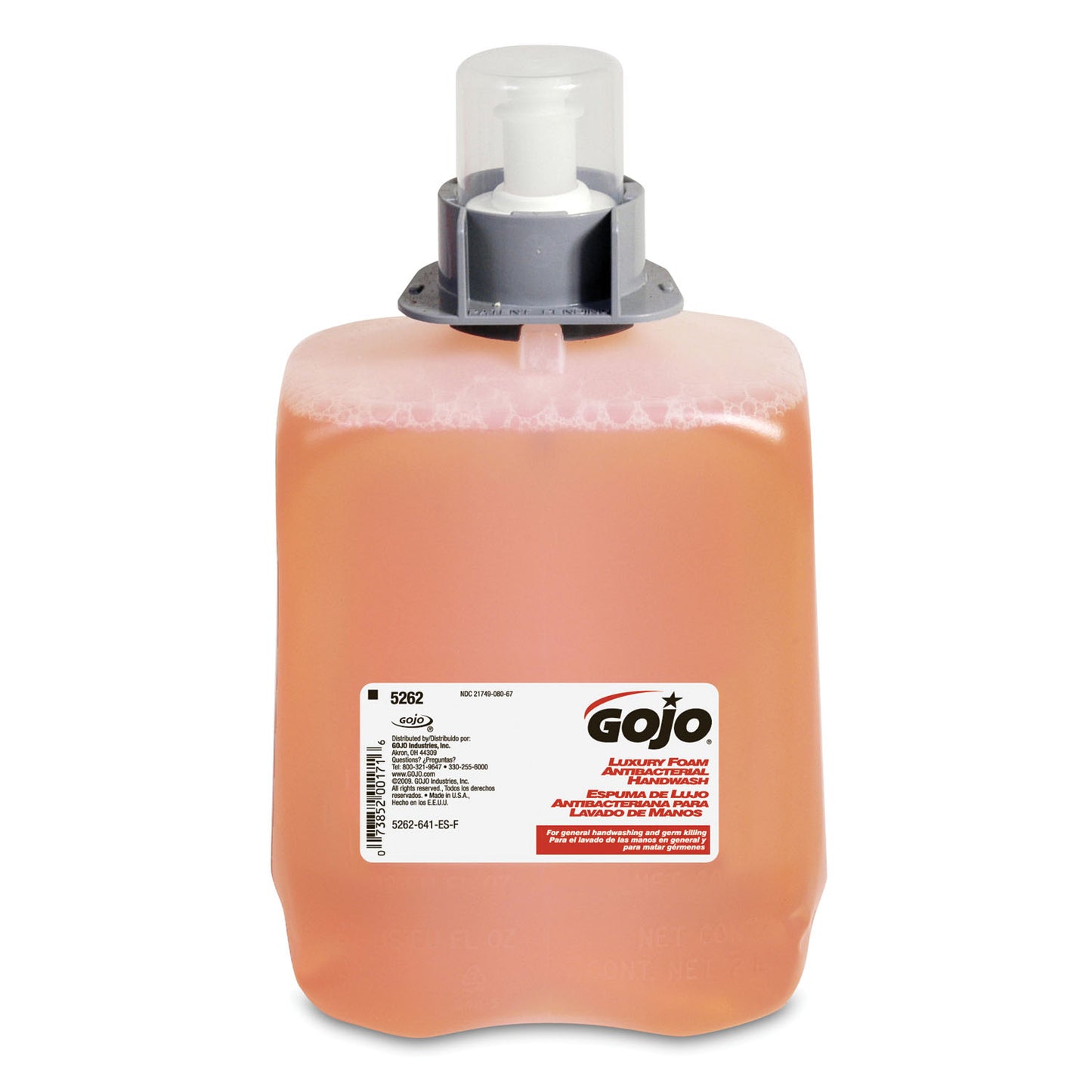 GOJO Luxury Foam Antibacterial Handwash, 2/cs