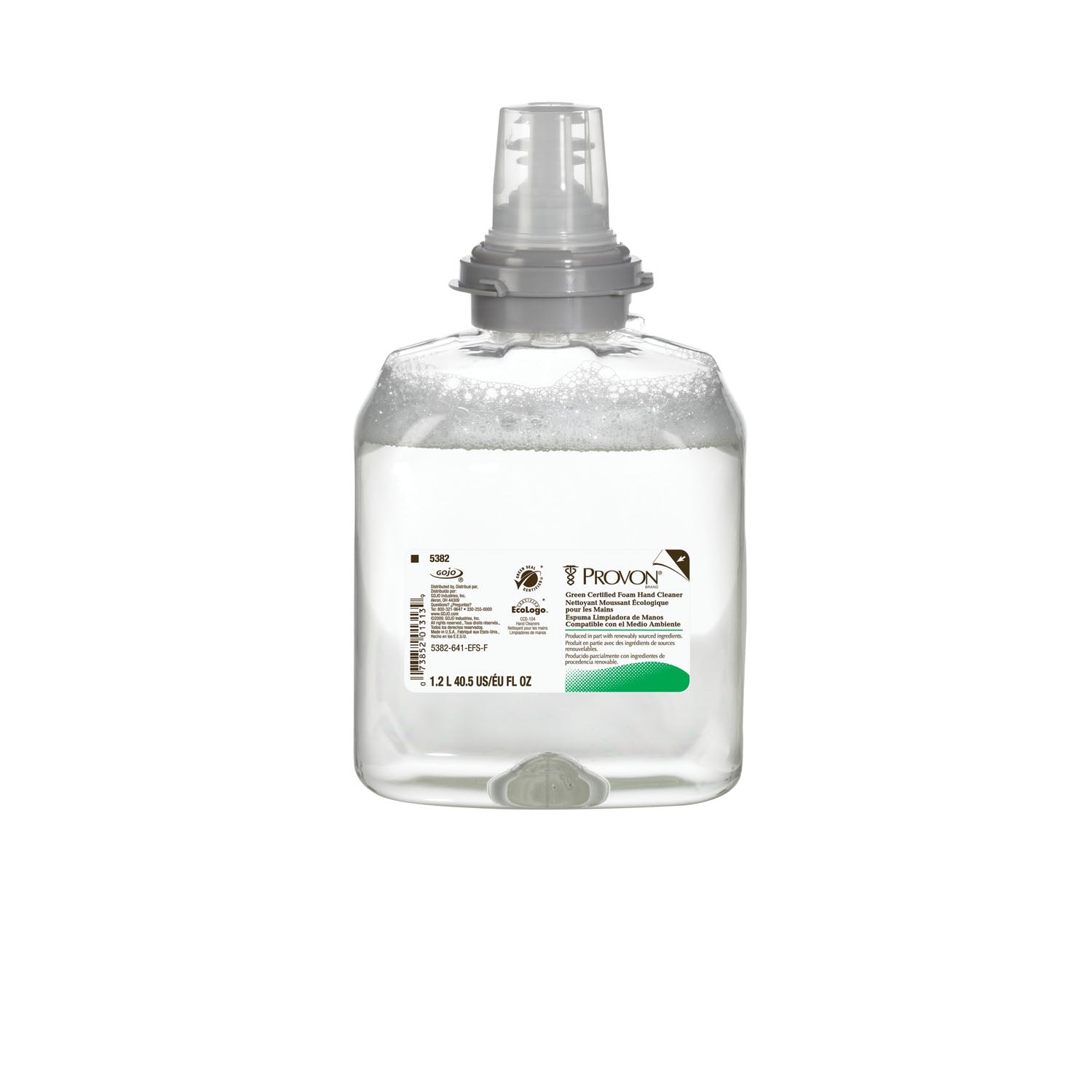 Green Certified Foam Cleaner, TFX 1200mL, 2/cs