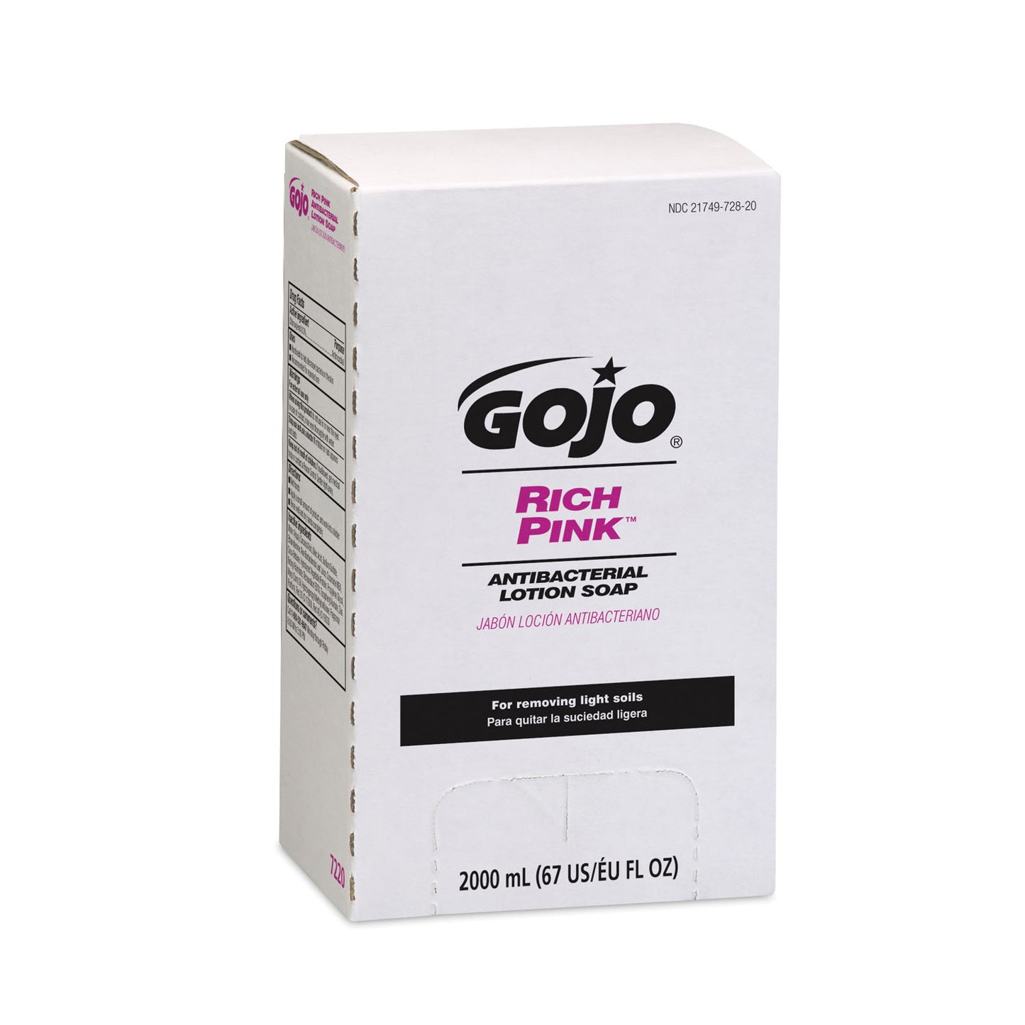 Rich Pink Antibacterial Lotion Soap, 4/cs