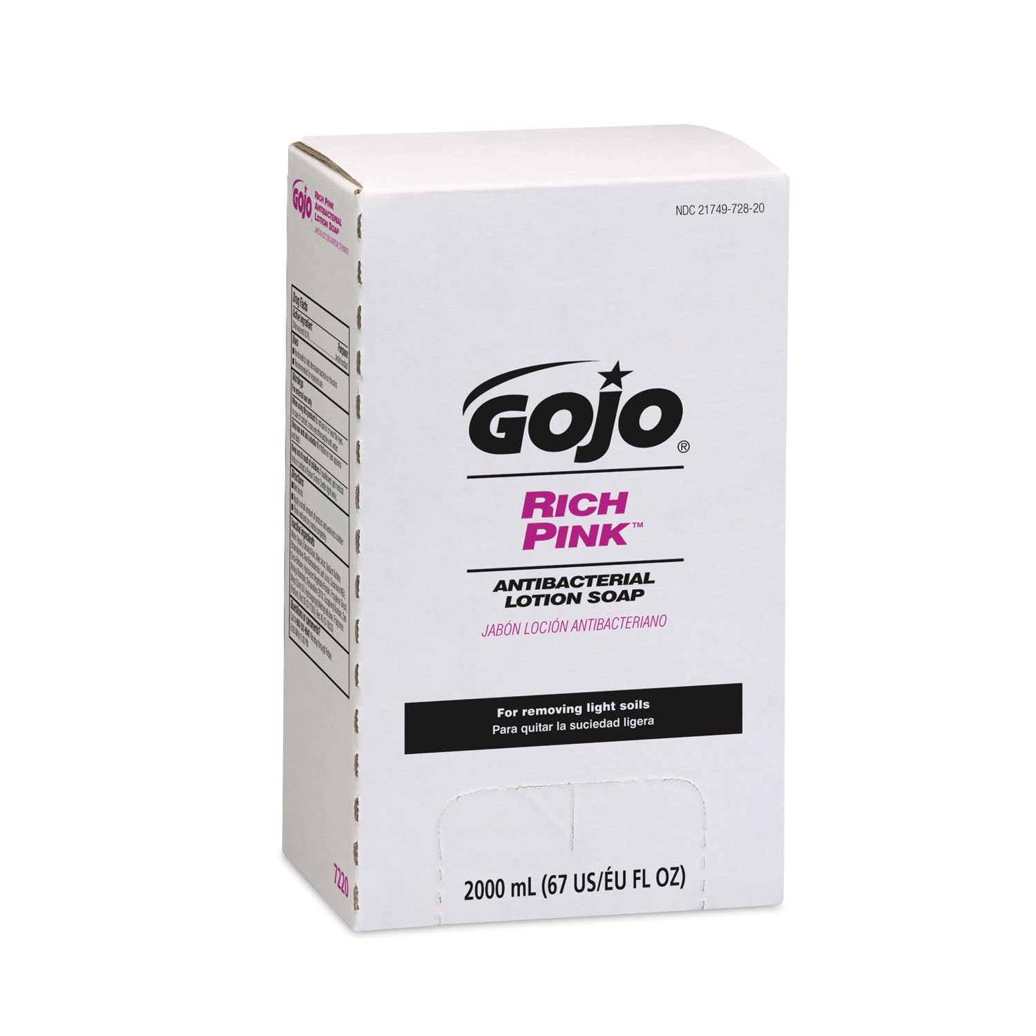 Rich Pink Antibacterial Lotion Soap, 4/cs