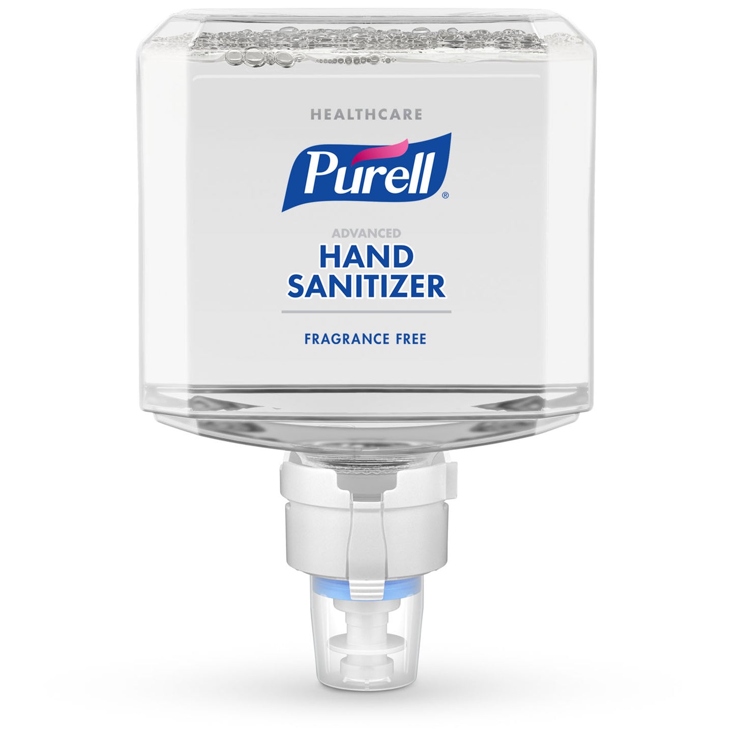 Healthcare Advanced Hand Sanitizer Gentle & Free Foam, 1200 ml, Clear, 2/cs (200 cs/plt) (Item is considered HAZMAT and cannot ship via Air or to AK, GU, HI, MP, PR, VI)