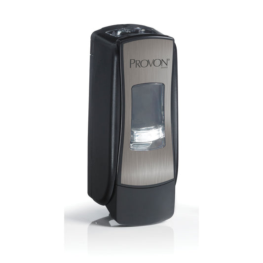 Dispenser, 700mL, Chrome/ Black, 6/cs