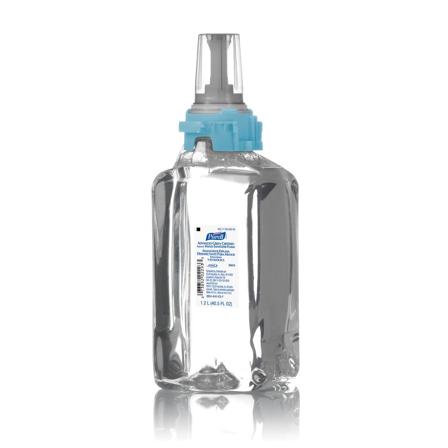 Instant Hand Sanitizer, Refill, Foam, 1200mL, 3/cs (091229) (Item is considered HAZMAT and cannot ship via Air or to AK, GU, HI, MP, PR, VI)