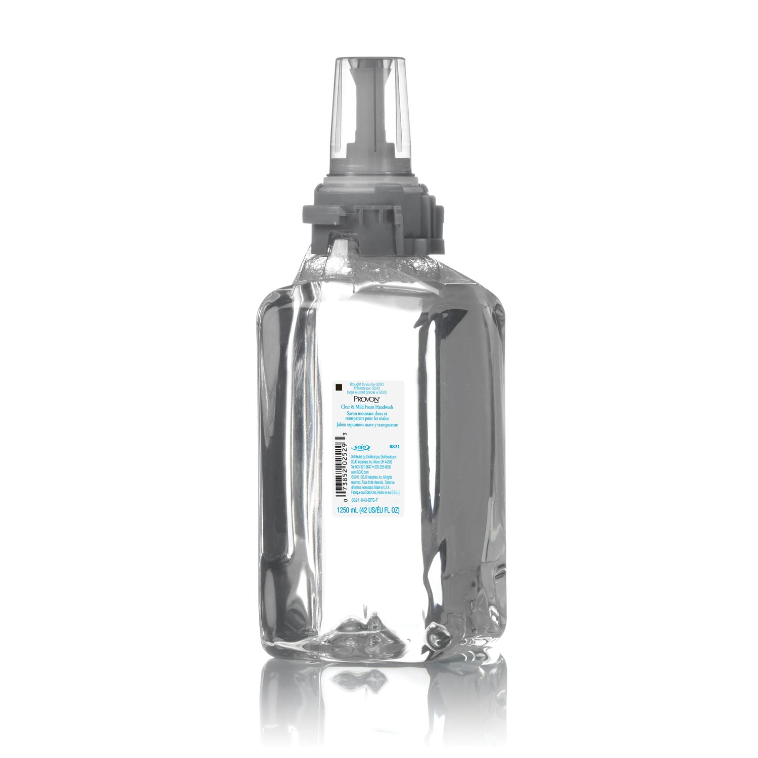Hand & Shower Wash, Clear & Mild, Foam, 1250mL, 3/cs (192 cs/plt)