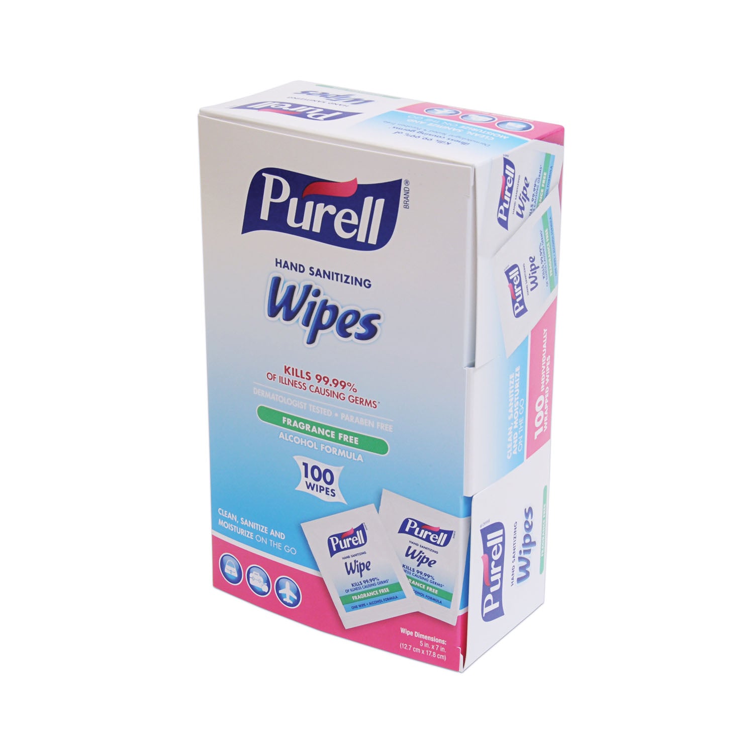 Wipes, Individually Wrapped, 100 Ct Box, 10 bx/cs (Item is considered HAZMAT and cannot ship via Air to AK, GU, HI, MP, PR, VI)