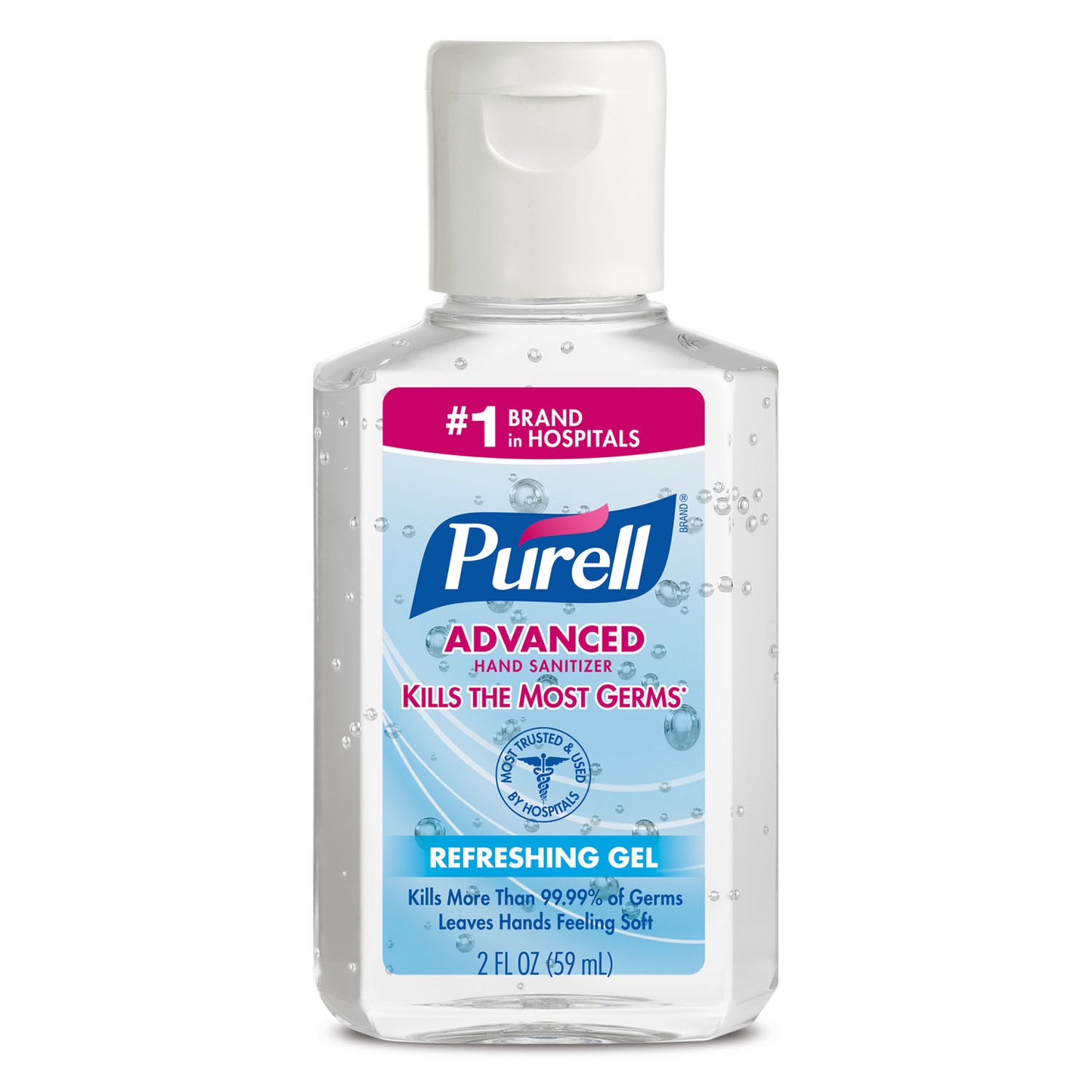 Instant Hand Sanitizer, 2 fl oz PERSONAL Bottle with Flip-Cap (Use with 9608 Personal Gear), 24/cs (Item is considered HAZMAT and cannot ship via Air or to AK, GU, HI, MP, PR, VI)
