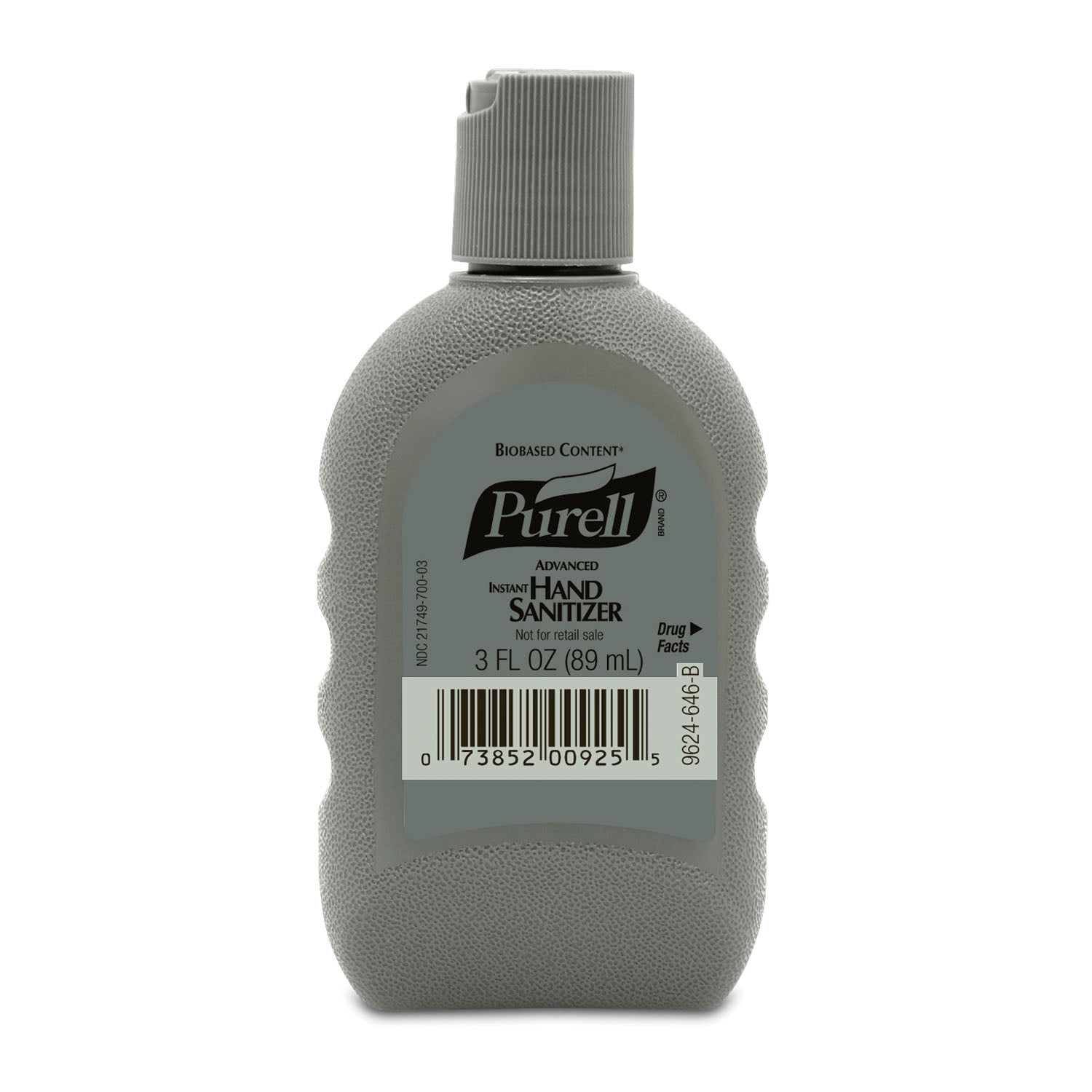 Instant Hand Sanitizer, 3 fl oz FST Bottle, Foliage Green with Disc-Cap, 24/cs (Item is considered HAZMAT and cannot ship via Air or to AK, GU, HI, MP, PR, VI)