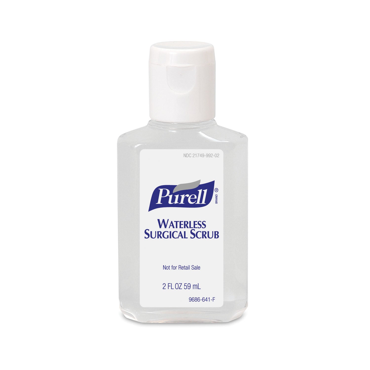 Purell Surgical Scrub, 2 oz Bottle Flip Cap, Clear, 24/cs (Item is considered HAZMAT and cannot ship via Air or to AK, GU, HI, MP, PR, VI)