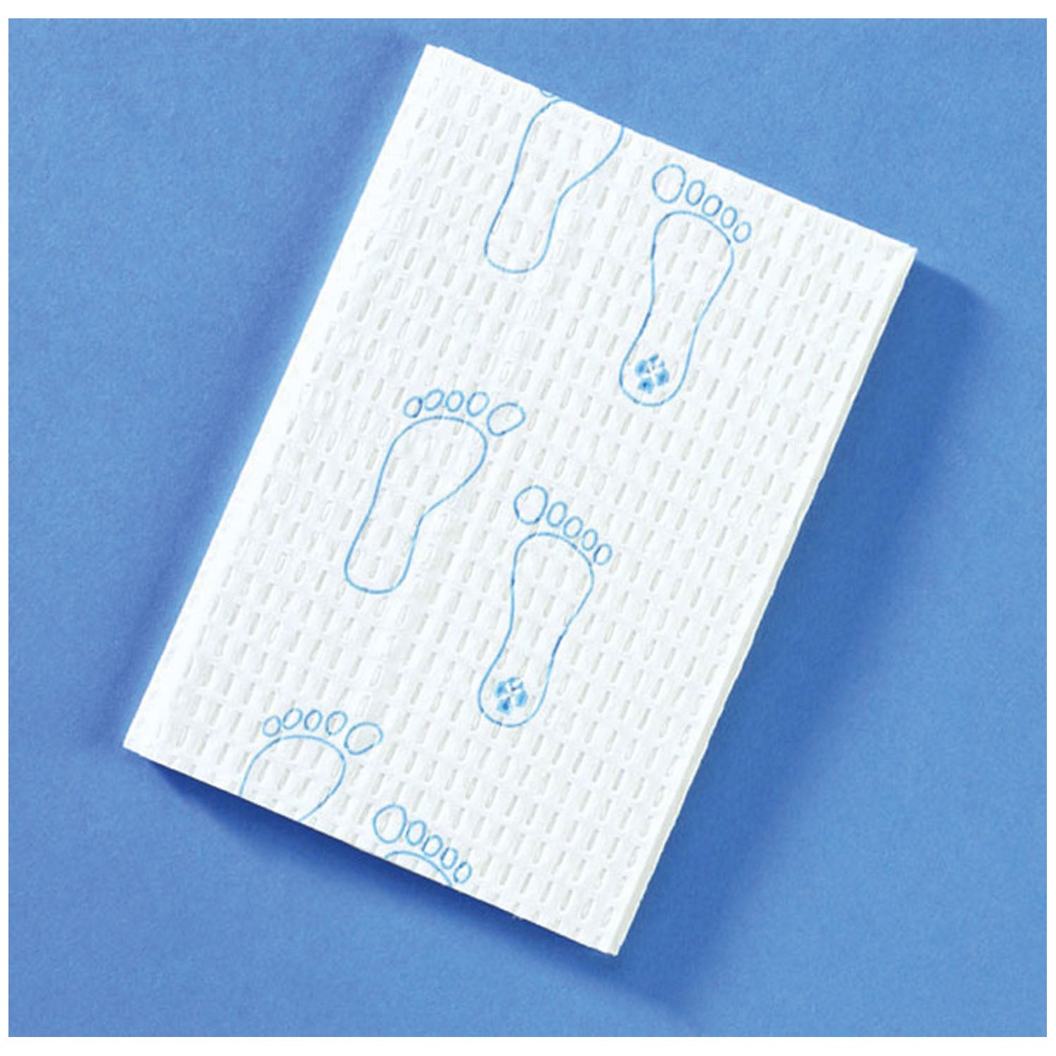 Towel, White/Blue 13.5" x 18", Footprint, 500/cs (Part Number is having a ROLLING TRANSITION from a 3 digit to a 7 digit number - You may receive either part number until transition is completed) (To Be DISCONTINUED)
