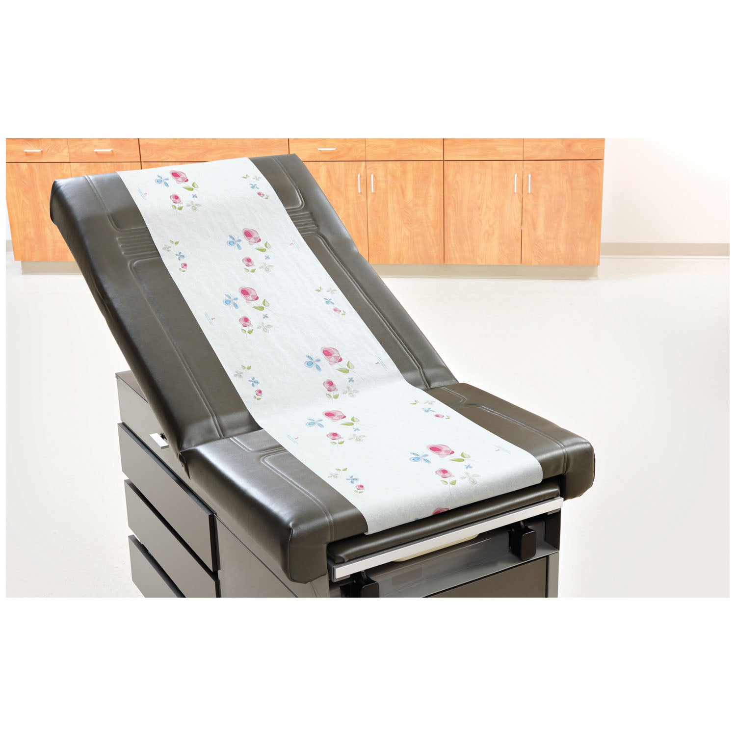 Table Paper, 21" x 225 ft, Smooth Finish, Rose Garden, 12/cs (5% of Sales Donated to Cancer Foundation)